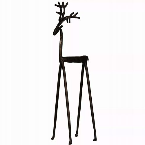  FIGURICA SOBOVA XL, moderan stil, metal, crna, visina 55 cm