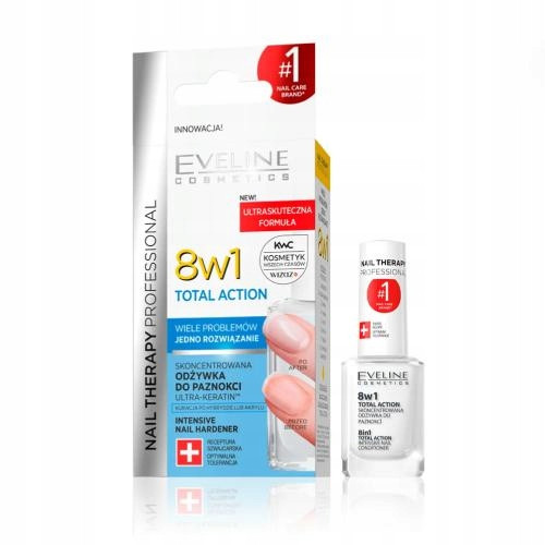 Eveline 8u1 Total Action Regenerator za Nokte 12ml