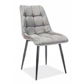 Elegantna barska stolica Signal u nijansama sive