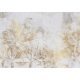 FOTO TAPETA PALMINO LIŠĆE BETON SIVA LOFT POZADINA 350x256 bA-10175-aa