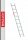 Baulich ljestve 3,46 m aluminijske 1 x 9 do 150 kg
