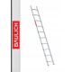 Drabest ljestve 3,72 m aluminijske 1 x 10 do 150 kg