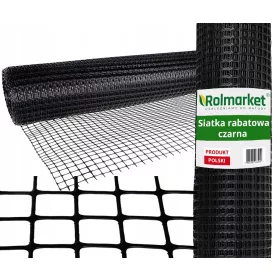 Mreža - Plastična granična mreža 1,2x10m, crna, vrtna
