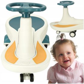    GRAVITY RIDE NA SVJETLEĆIM LED KOTAČIMA SA GLAZBOM + Classic EcoKidWood naljepnice 1 kom.