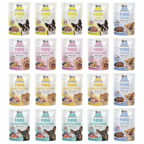  BRIT CARE MINI mokra hrana za pse mješavina okusa 20x85g