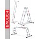 Baulich ljestve 4,34 m aluminijske 1 x 12 do 150 kg