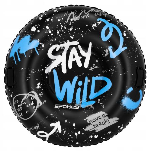 Snježni tobogan na napuhavanje s ručkama, guma, tobogan STAY WILD