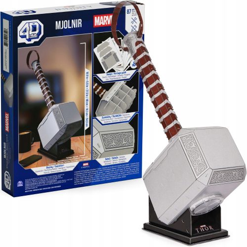 THOR ČEKIĆ THOR MJOLNIR 3D VELIKA MARVEL SLIKA 4D MODEL ZAGONETKA 54 CM