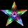  STAR BOŽIĆNI UKRASI LED RGB ŠARENA SVJETLA