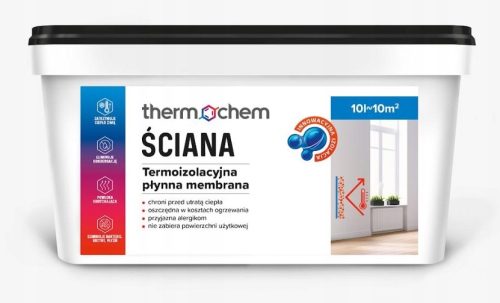 THERMOCHEM Toplinska boja za zidove 10L BIJELA