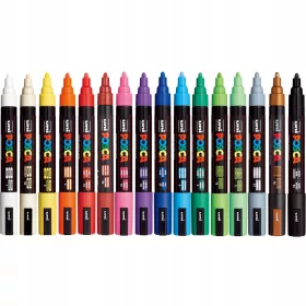    Akrilni marker, ukrasni, za keramiku, za drvo, za karton, za papir, za renoviranje, za staklo, razne boje Uni Posca 16 kom.