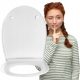 WC daska Hamberger Siros, bijela, duroplast