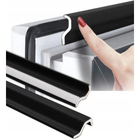   Samoljepljiva brtva za prozore i vrata - Crna guma poliuretan 4m