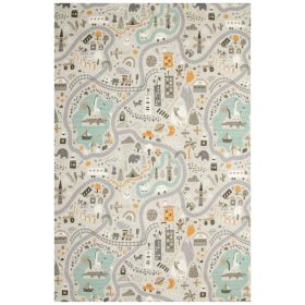 Pastelni Ulični Dječji Teppih Put do Dječje Sobe, Vel.