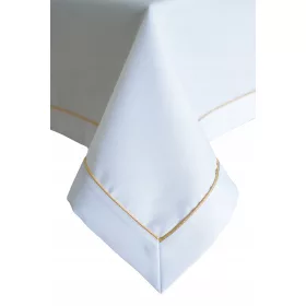 Obrus Lux 145x270 cm s zlatnim rubovima i otpornost na mrlje
