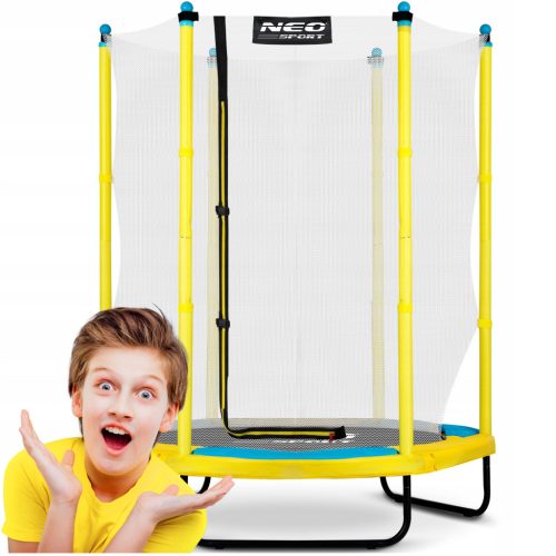 Trambolina Neo-Sport za djecu promjera 140 cm s mrežom