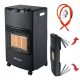 Plinski grijač Velaco Eco-One 4200 W, crni, 420 x 730 mm