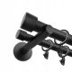  CRNI DUPLI LOFT KARNIŠA METALNA FI 25+19mm / 220cm RAZNI UZORI