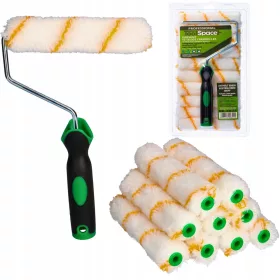   Rolanje za slikanje ToolSpace Zlatna Nit 15 cm s drškom, set od 10 komada