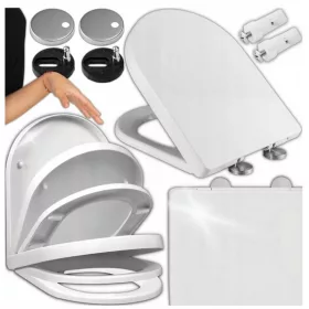  WC daska Asato 7, bijeli polipropilen