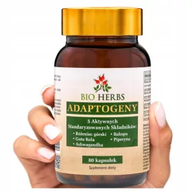   Adaptogeni Rhodiola, Bacopa, Gotu Kola, Ashwagandha - Prirodna podrška za smanjenje stresa