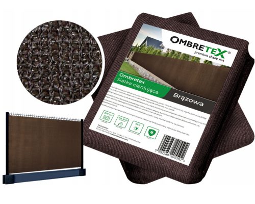 Ombretex mreža za sjenčanje 3000 x 120 cm smeđa