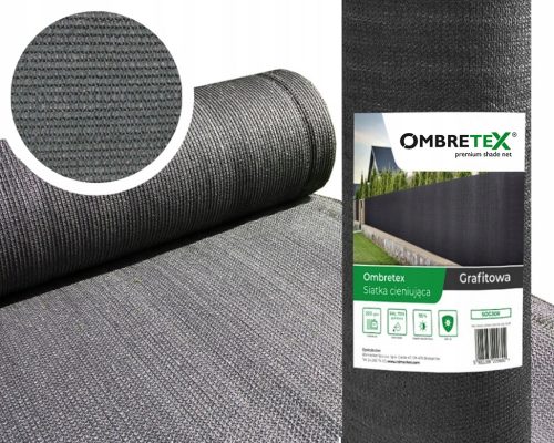 Ombretex maskirna mreža za ograde 1,5x50 m, siva