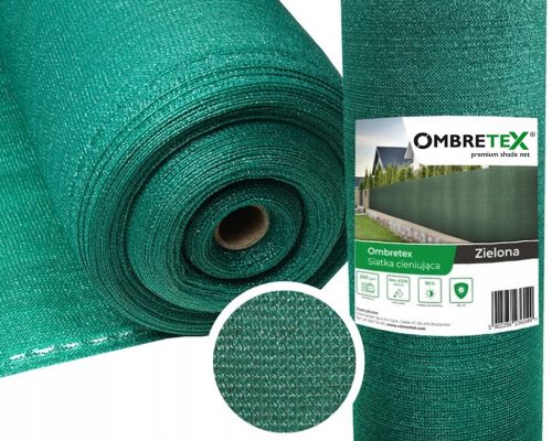 MREŽA ZA SJENJENJE, zelena, maskiranje UV 95%, 1,5x20m