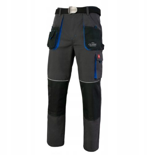 MOCNE Radne Hlače MONTERSKIE Classic MAXIMUS Mechanik ODBLASKI vel.44