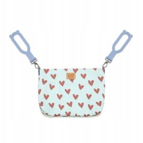 La Millou Torba za Kolica za Mame Organizer HEARTBEAT BLUE
