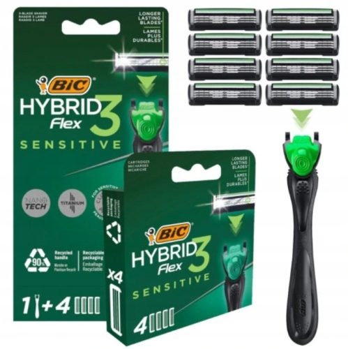 BIC Hidrid 3 Flex OSJETLJIVI Aparat + 8 patrona