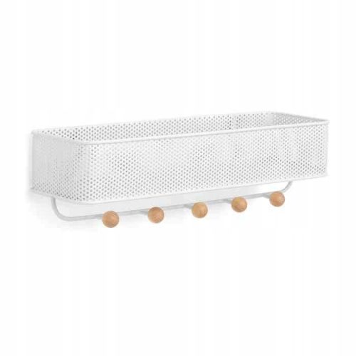 Viseći zidni organizer i vješalica za dom ili ured, bijela 32cm ESTIQUE Umbra