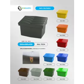 Kanta za sol i pijesak HDPE 90L