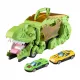 Dino Transport Autić Parti Poklon Montessori Zeleni tobogan s 2 automobila