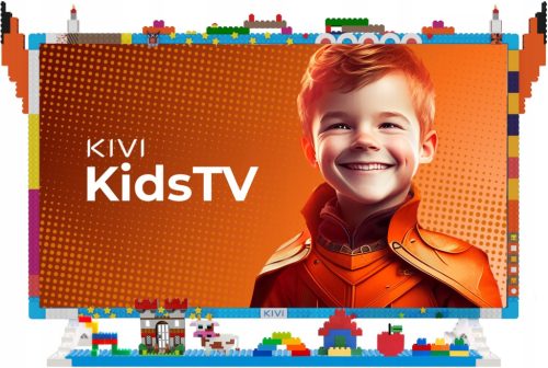  LED KIVI KIDS TV 32" Full HD kućište od kocke, LEGO zaštitno staklo