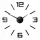 MCLOCK zidni sat crni 60cm