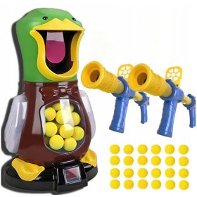   Arkadna igra Głodna Kaczkica s Dva Pištolja Za Pucanje u Mete za Djecu + Kruzzel Lopte