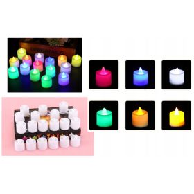  LED umetak za svijeću, zelenu svijeću i lampu