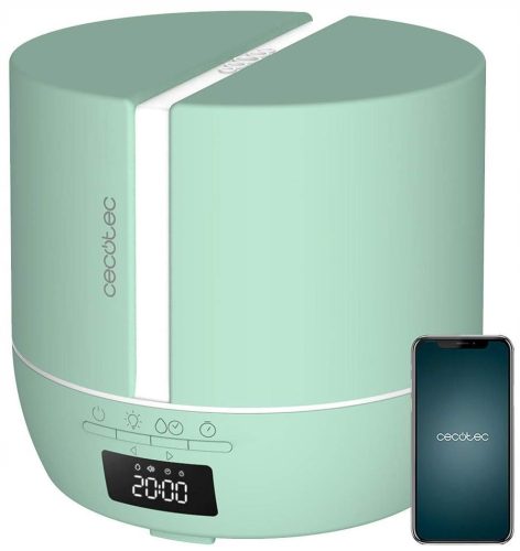 Parni ovlaživač zraka Cecotec PureAroma 550 Connected Sky 0,5 l zeleni