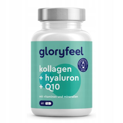 Kapsule s kompleksom kolagena gloryfeel - 60 kapsula za 2 mjeseca, 100% vegetarijanske