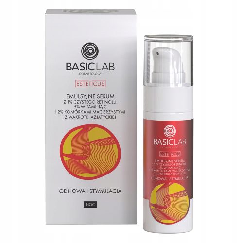Emulzijski serum s 1% čistog retinola, 5% vitaminom C i 2% matičnim stanicama