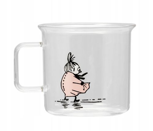 Moomin Muurla staklena šalica s Little My 350 ml