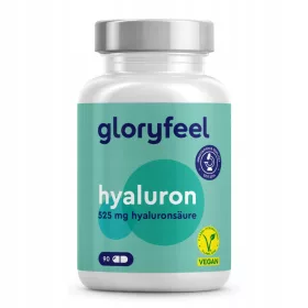   Kapsule Hijaluronske Kiseline gloryfeel - 90 Komada za Tri Mjeseca, 100% Vegansko
