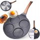  Vilde Black & Wood tava za jaja i palačinke, 26 cm, granit