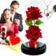 ELEGANTNA RUŽA U KUTIJI SA HOLO OGRLICOM - IDEALAN POKLON ZA VALENTINOVO