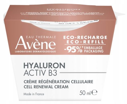 Avene Hyaluron Activ B3 Regenerativna Krema za Obnovu Kože, Refill 50 ml