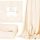 Springos Deluxe Polyester Blanket 220 cm x 200 cm Cream Color