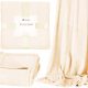 Springos Deluxe Polyester Blanket 220 cm x 200 cm Cream Color