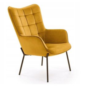 Halmar elegantna fotelja u senf boji