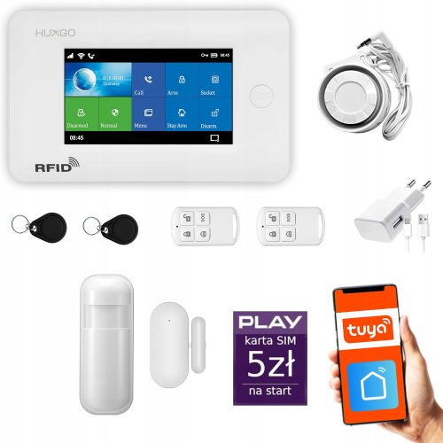 GSM + WiFi bežični alarm sa TUYA, HUXGO HXA006 aplikacijom